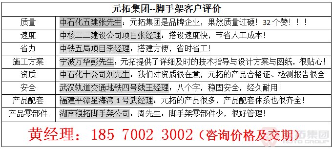 新型腳手架和普通腳手架有哪些區(qū)別呢？